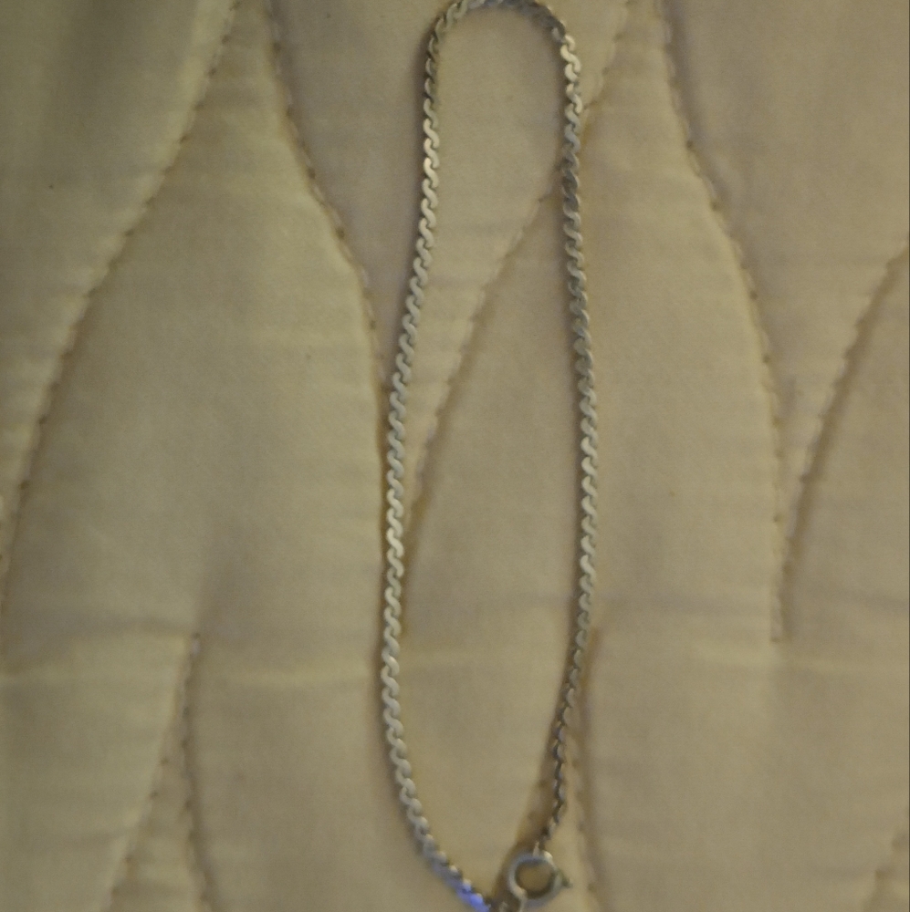 Elegant Sterling Silver Chain bracelet